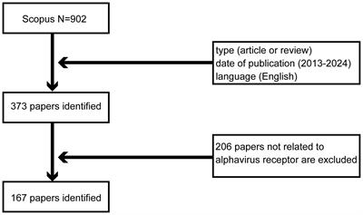 Research trends on alphavirus receptors: a bibliometric analysis